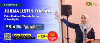 Pelatihan Jurnalistik Dasar - Luring [Desember]