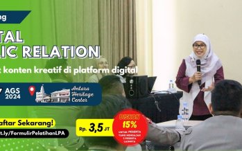 Pelatihan Digital Public Relations - Luring (Agustus)